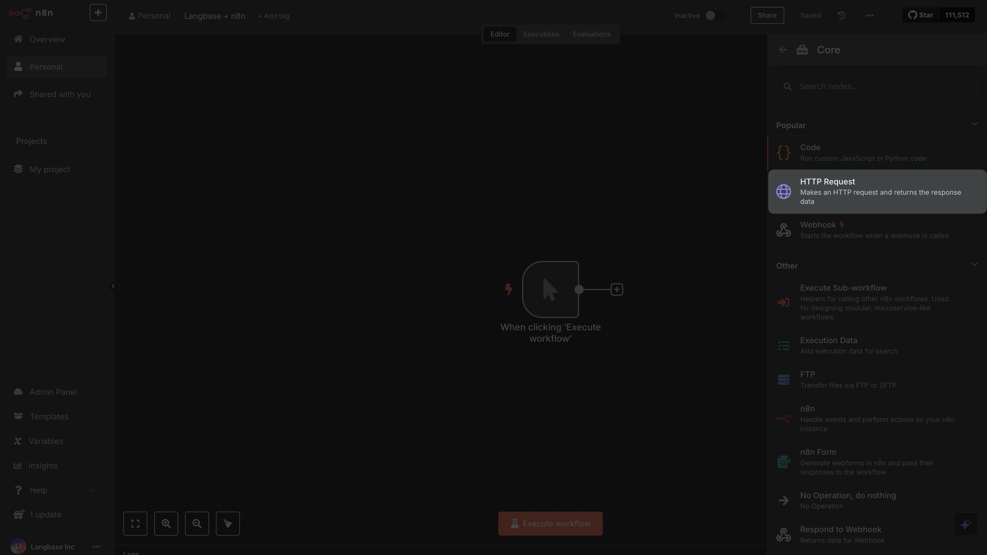 n8n workflow